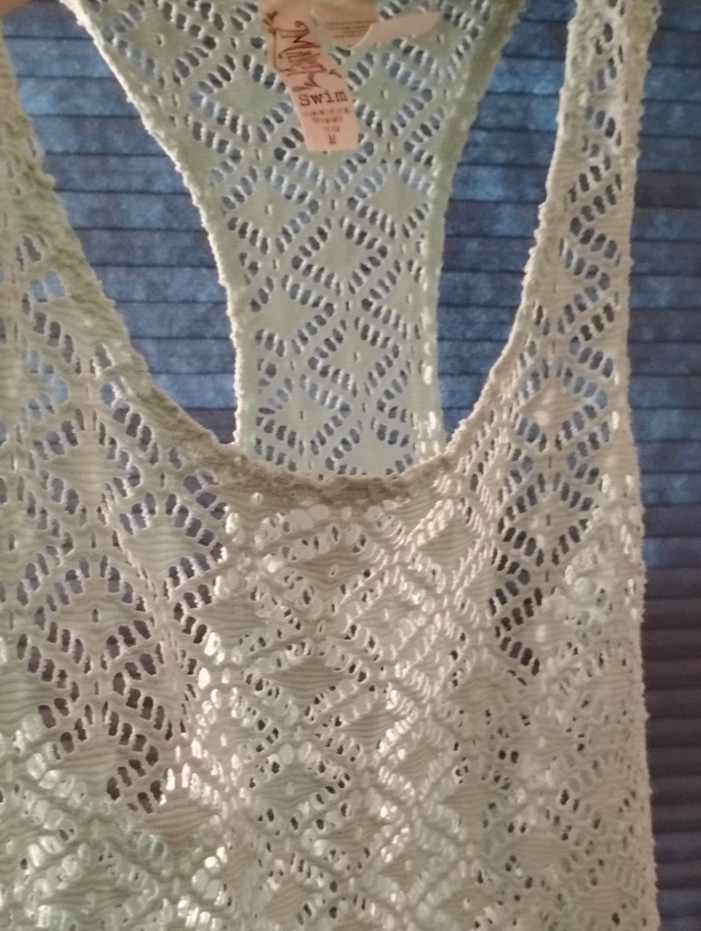 Light Blue Turquoise Bathing Suit Cover Up